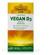 Фото состава Country Life, Витамин D3, Vegan D3, 30 капсул