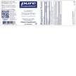 Фото состава Pure Encapsulations, Лютеин, Lutein/Zeaxanthin, 60 капсул