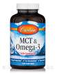 Фото состава MCT Масло, MCT & Omega-3 with Coconut Oil 120 +, 30 капсул