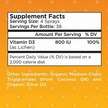 Фото состава Витамин D, Organic Vitamin D3 Liquid Spray Unflavored, 24 мл