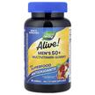 Фото применение Витамины для мужчин, Alive! Men's 50+ Gummy, 60 конфет