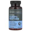 Фото применение Sunwarrior, Поддержка сна, Nighttime Sleep & Restore, 60 капс