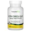 Фото применение Ultra Omega 3/6/9 Borage Fish & Flax Oil, Льняное Масло, 60 к