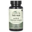 Фото применение Terra Origin, Витамины A D и K, A-D-K Essential, 60 капсул