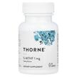 Фото применение Thorne, Метилфолат 1 мг, 5-MTHF, 60 капсул