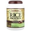 Фото применение NutriBiotic, Рисовый протеин, Raw Rice Protein Chocolate, 650 г