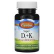 Фото применение Carlson, Витамины D3 + K2, Super D3 + K2, 45 капсул