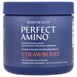 Фото применение BodyHealth, Аминокислоты, Perfect Amino Strawberry, 195.9 г