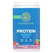 Фото применение Sunwarrior, Протеин Ягода, Protein Warrior Blend, 750 г
