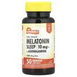 Фото применение Melatonin Sleep + Ashwagandha Extra Strength, Мелатонин, 50 капсу