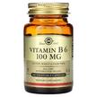 Фото применение Solgar, Витамин B6 Пиридоксин, Vitamin B6 100 mg, 100 капсул