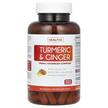 Фото применение Куркумин и Имбирь, Turmeric & Ginger with Bioperine, 90 капсу