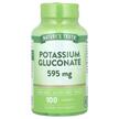 Фото применение Nature's Truth, Калий, Potassium Gluconate 595 mg, 100 табле