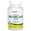 Фото применение Бромелайн, Chewable Bromelain Pineapple 40 mg, 180 таблеток