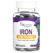 Фото применение Doctor's Finest, Железо, Iron with Vitamin C Grape, 60 табле