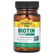 Фото применение Country Life, Витамин B7 Биотин, Biotin 1000 mcg, 100 таблеток