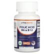 Фото применение Folic Acid B6 & B12 Natural Berry, Витамин B6 Пиридоксин, 180