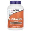 Фото применение NOW, L-Цитруллин 750 мг, L-Citrulline 750 mg, 180 капсул