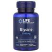 Фото применение Life Extension, Глицин 1000 мг, Glycine 1000 mg, 100 капсул